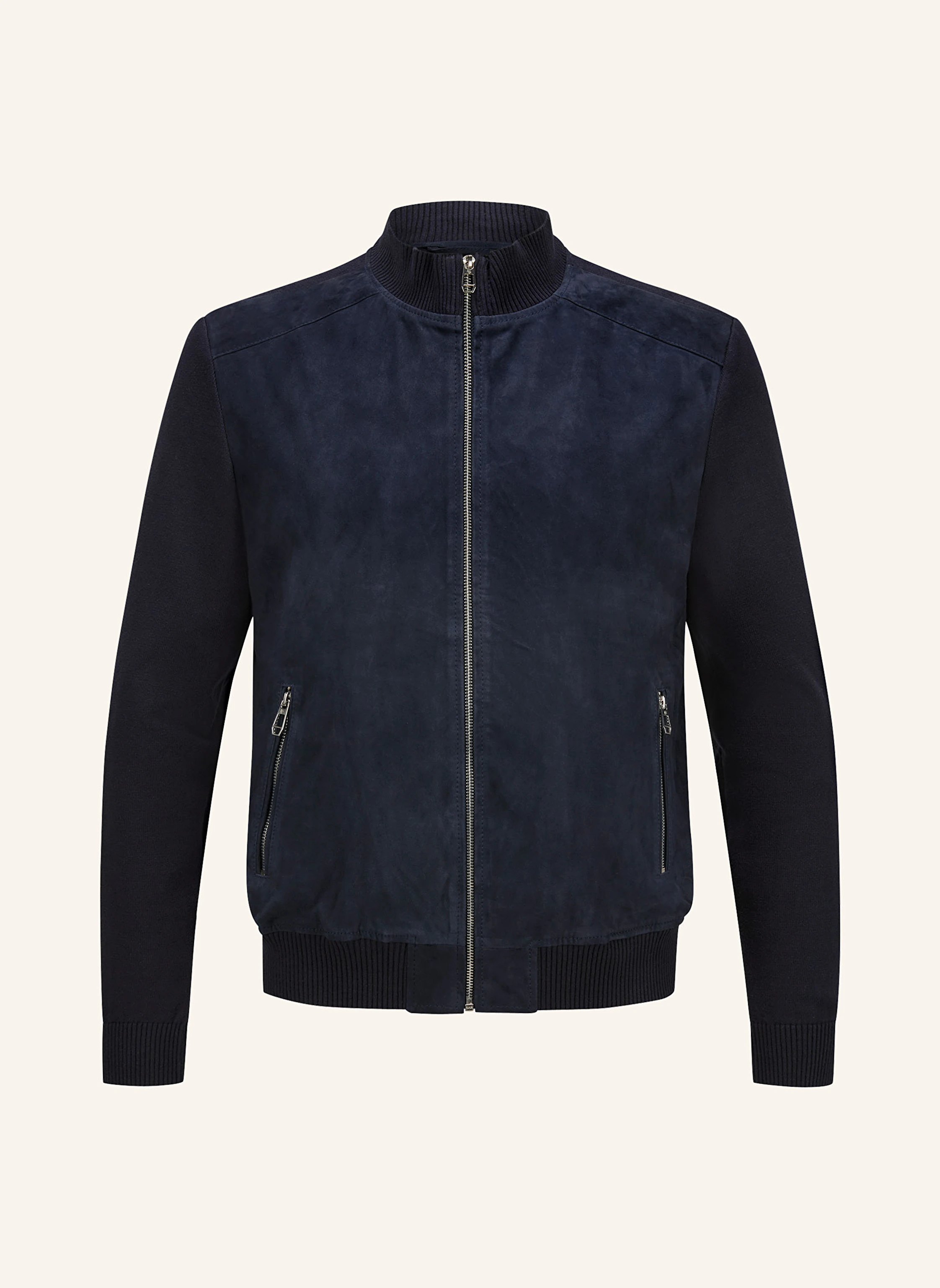 MILESTONE Lederjacke MSTRISTAN im Materialmix