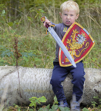 Liontouch Kostüm - Edler Ritter-Set - Schwert & Schild - Rot