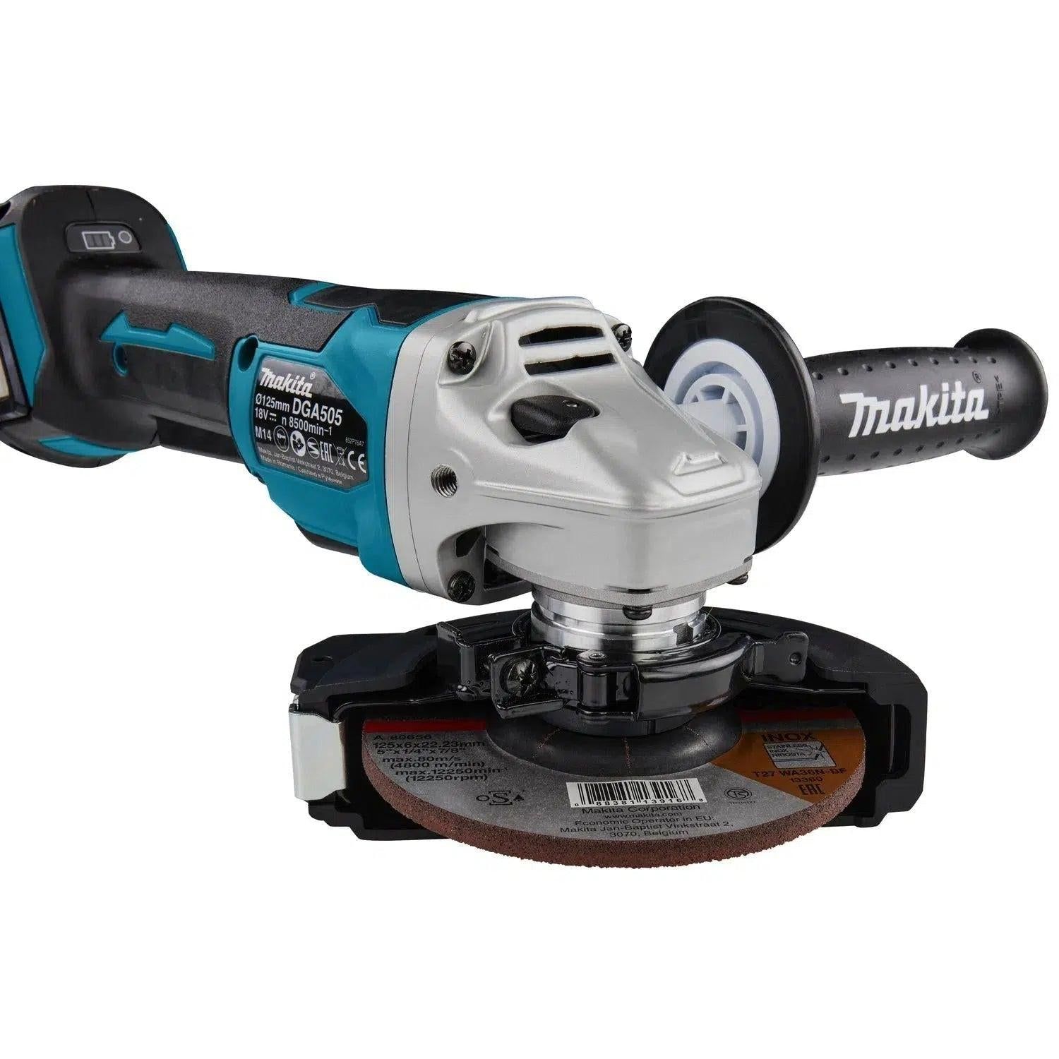 Makita DGA505Z Accu Haakse Slijper 125mm 18V Basic Body