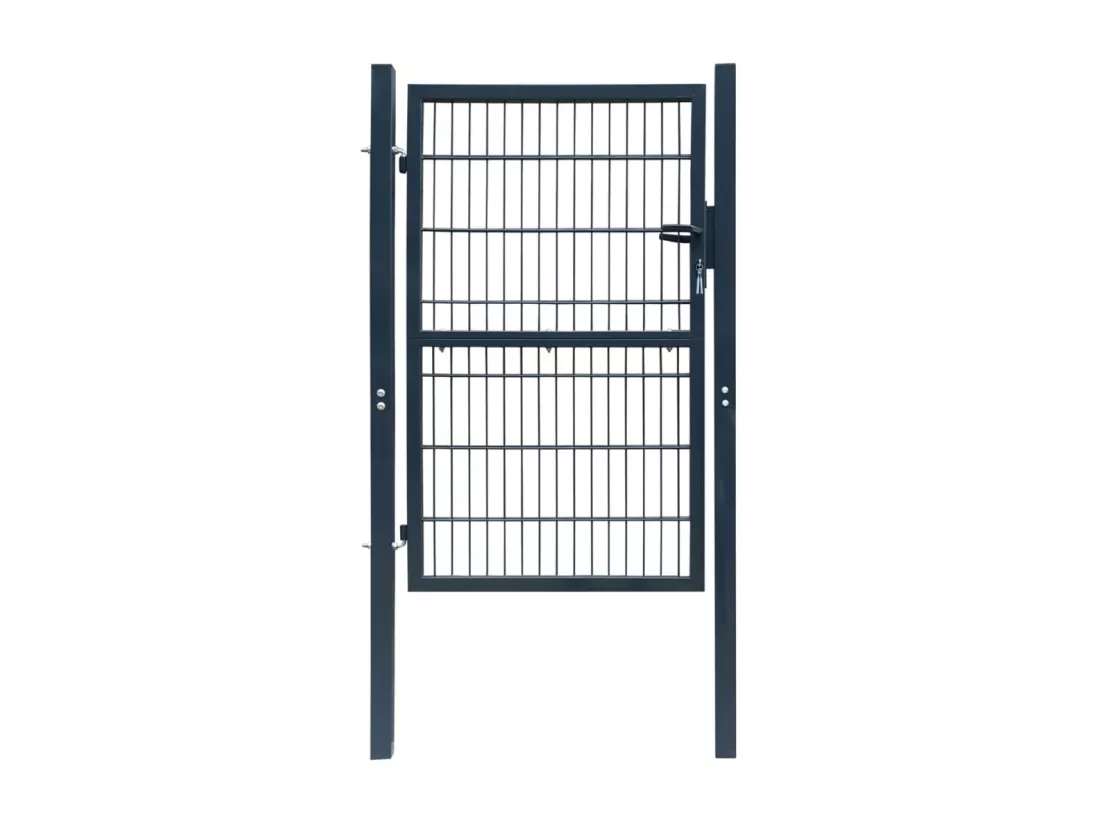 Portillon 2D (simple) Gris anthracite 106x210 cm