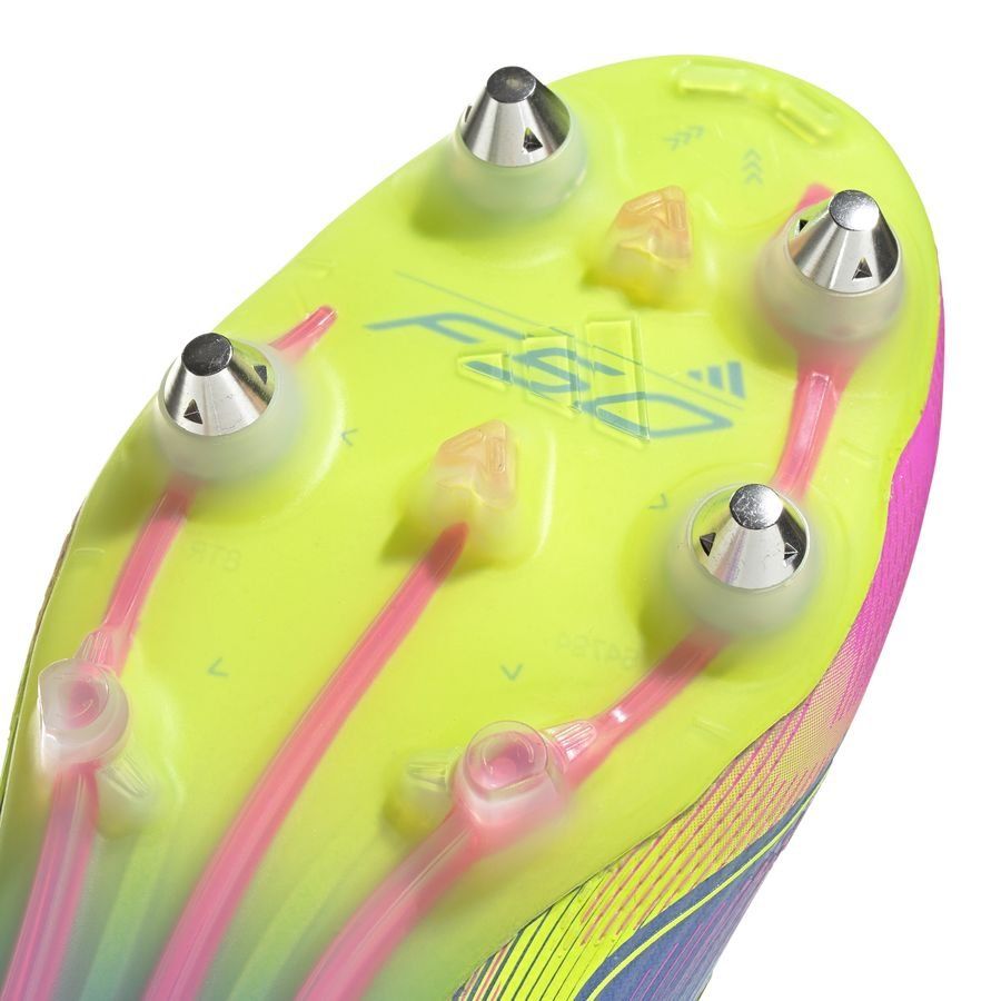 adidas F50 Elite Laceless SG Celestial Victory - Blue Fusion/Lucid Lemon/Lucid Pink
