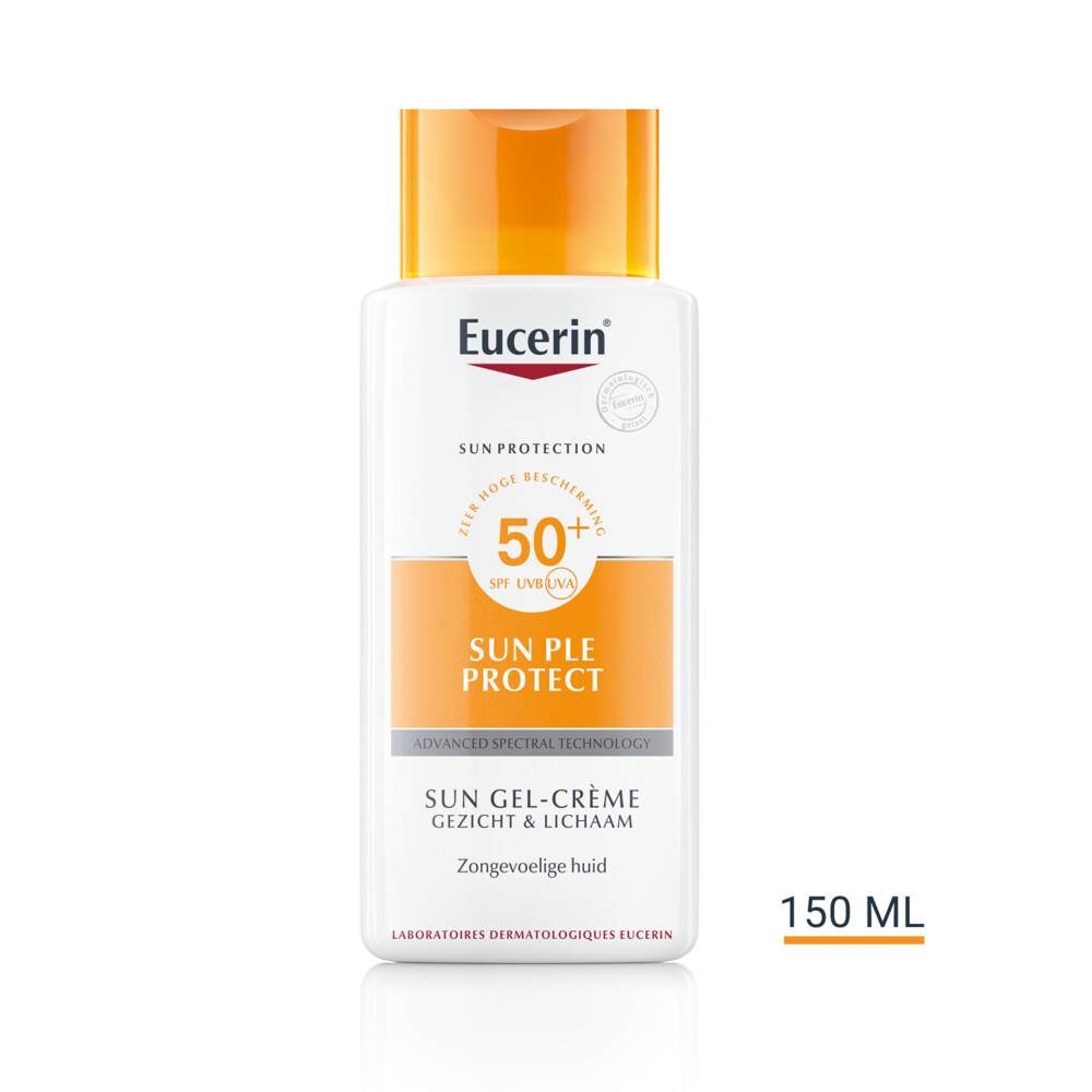 Eucerin Sun PLE Protect Sun Gel-Crème Gezicht en Lichaam SPF 50150 ml