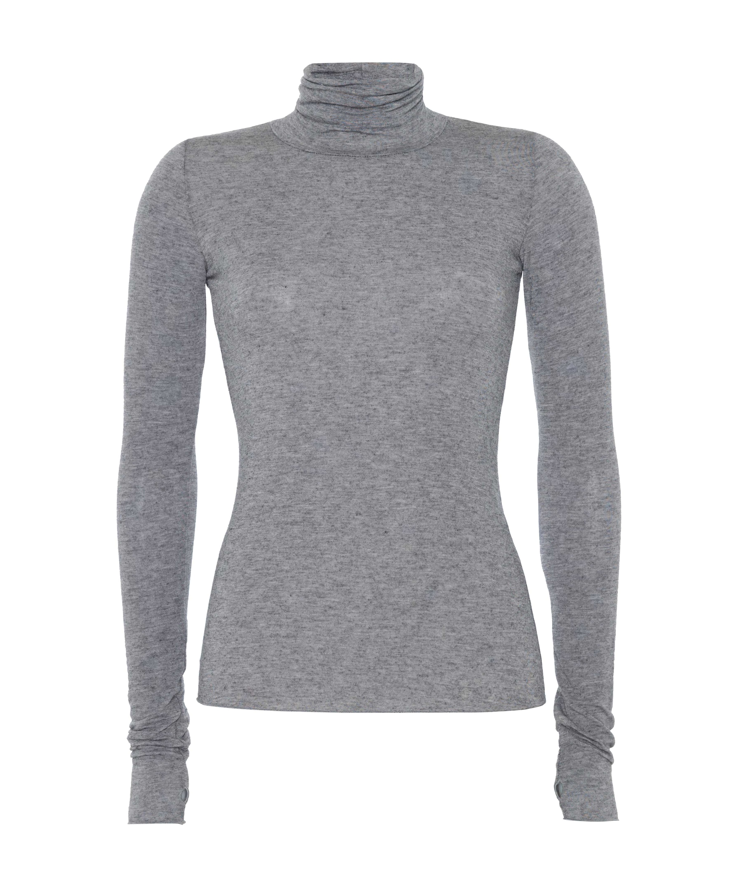 Babiche Dames top grijs