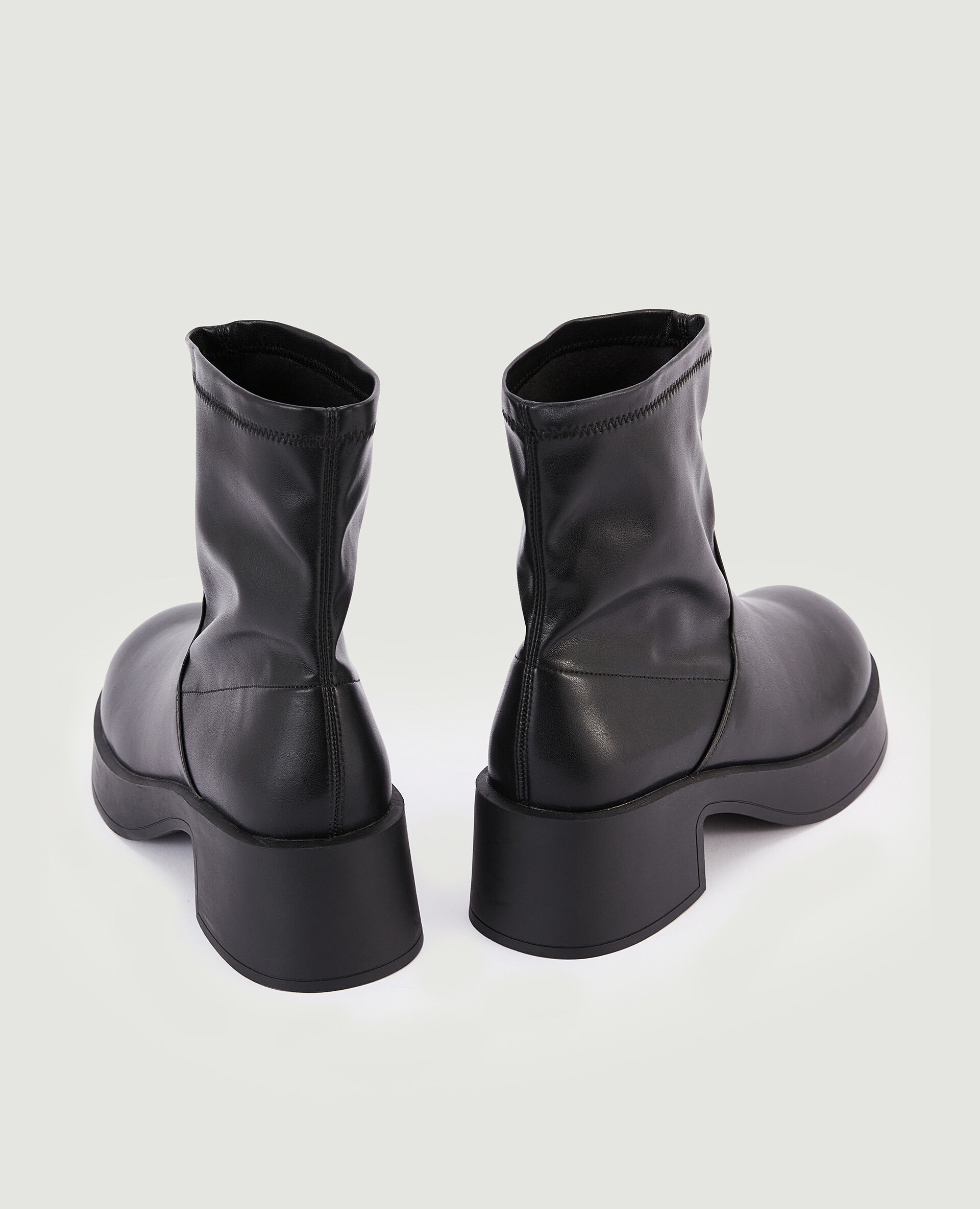 Boots bouts ronds - Noir