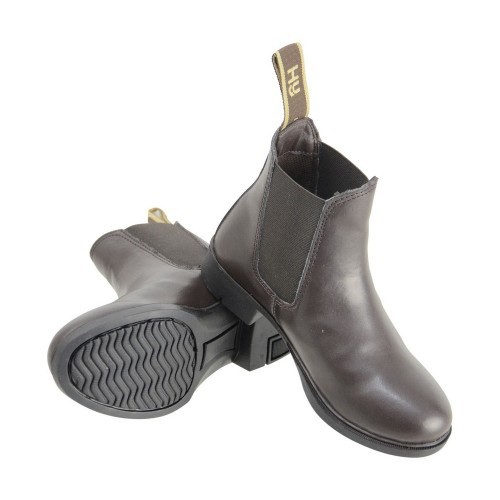 Botas de montaria sintéticas para adultos, marrom