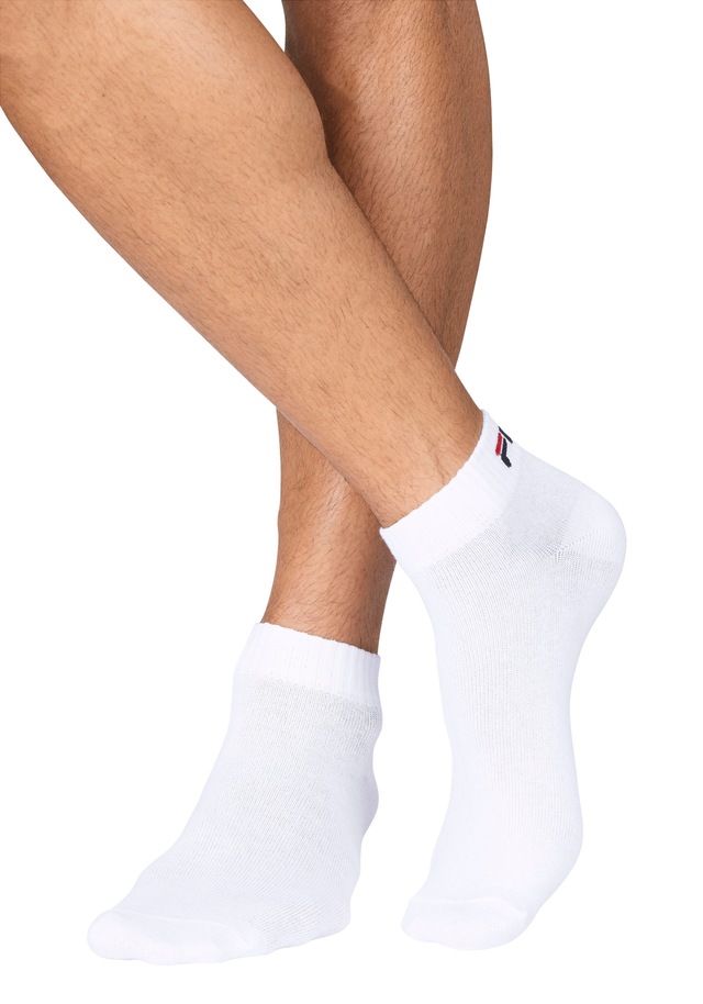Fila Kurzsocken »UNISEX INVISIBLE PLAIN SOCKS« 6 Paar tlg. Baumwollmischung, Rippenbündchen, flache Zehennaht