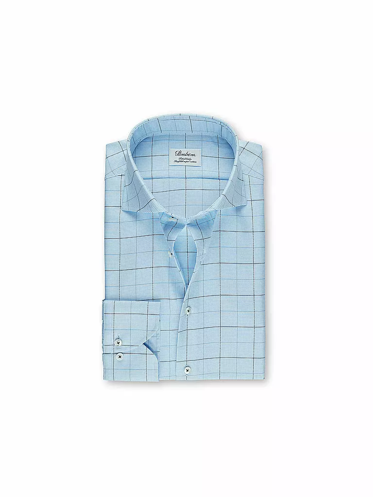 STENSTRÖMS Hemd Fitted Fit hellblau