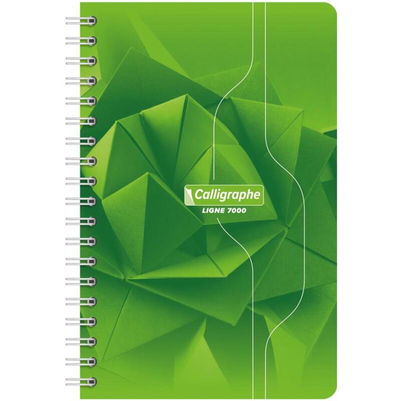 Carnet reliure intégrale 7000 11x17 cm 100 pages petits carreaux 70 g - Assortis