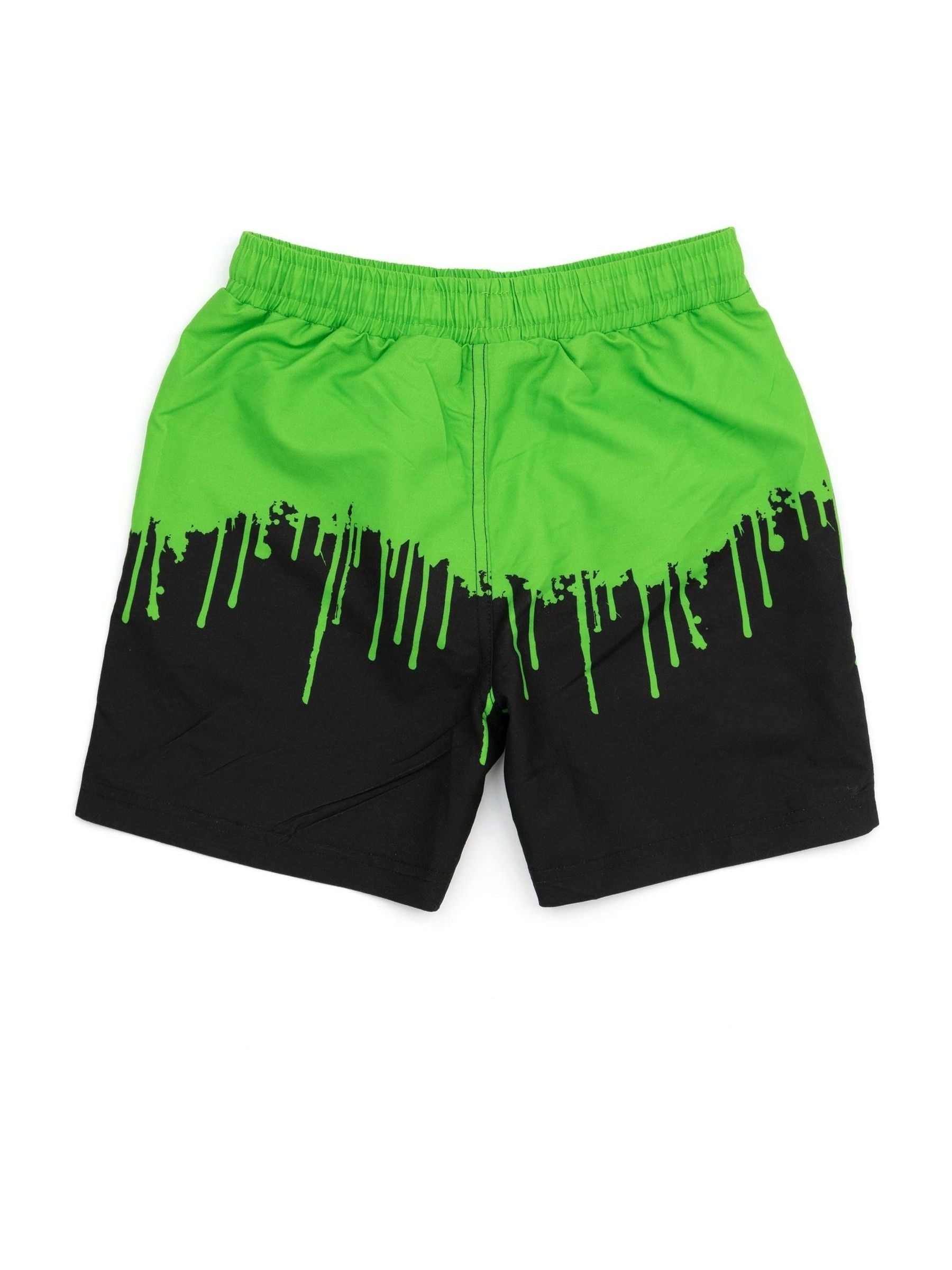 Vanilla Underground Boys - Meisjeszwemshort met luizen en luipaard- en ninjaschildpaddenprint