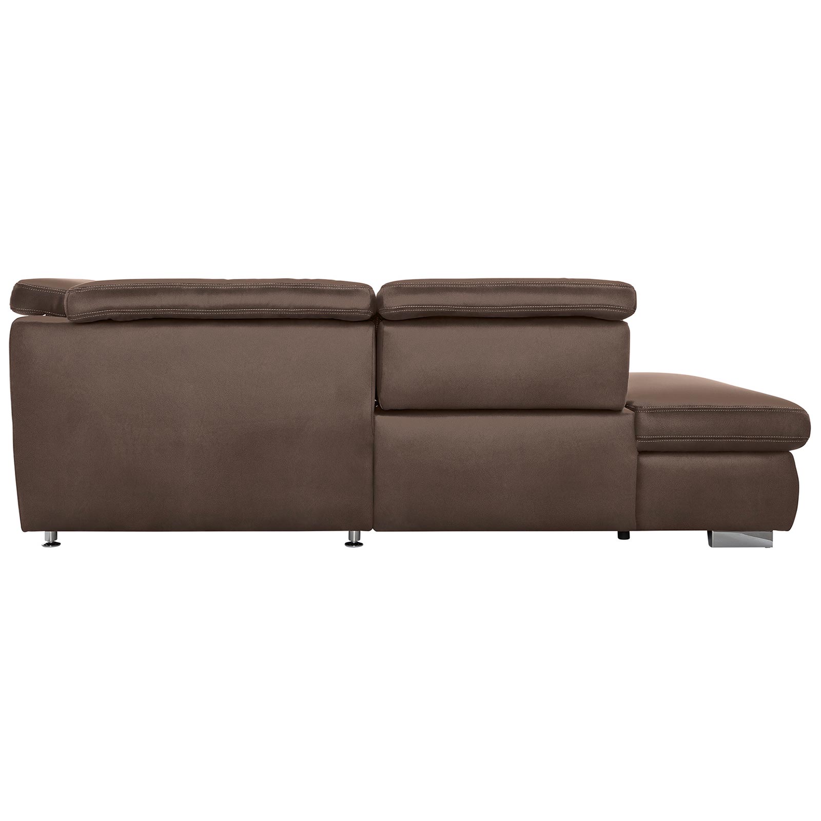 polsterpower Boxspringsofa - Saddle nougat - Basismodell - Ottomane links