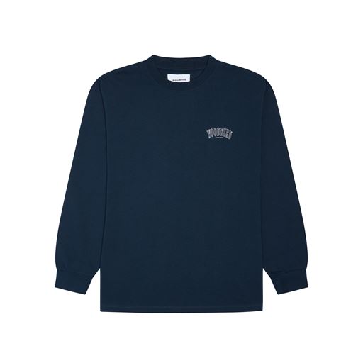 Woodbird Hanes T-shirt, Navy, M