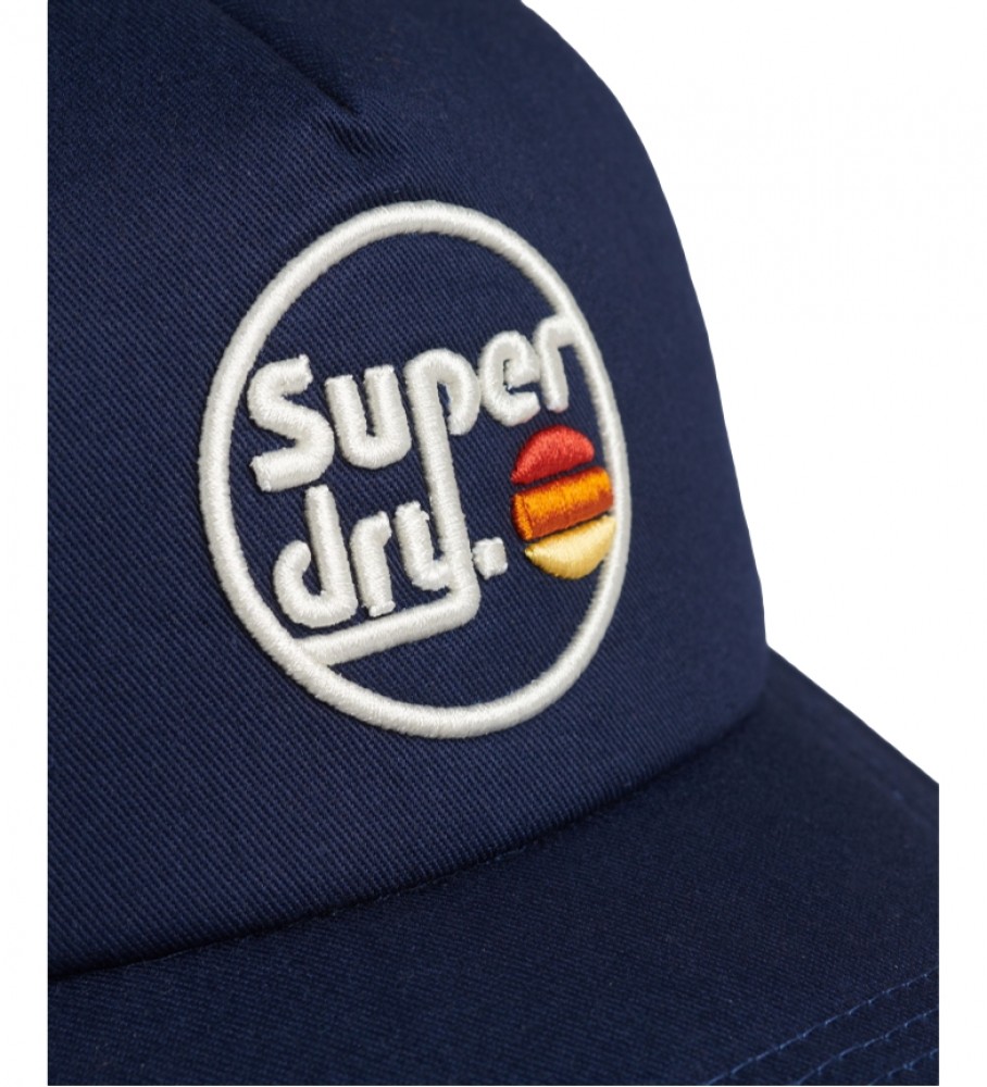 Boné Trucker Superdry Vintage Logo Azul Marinho