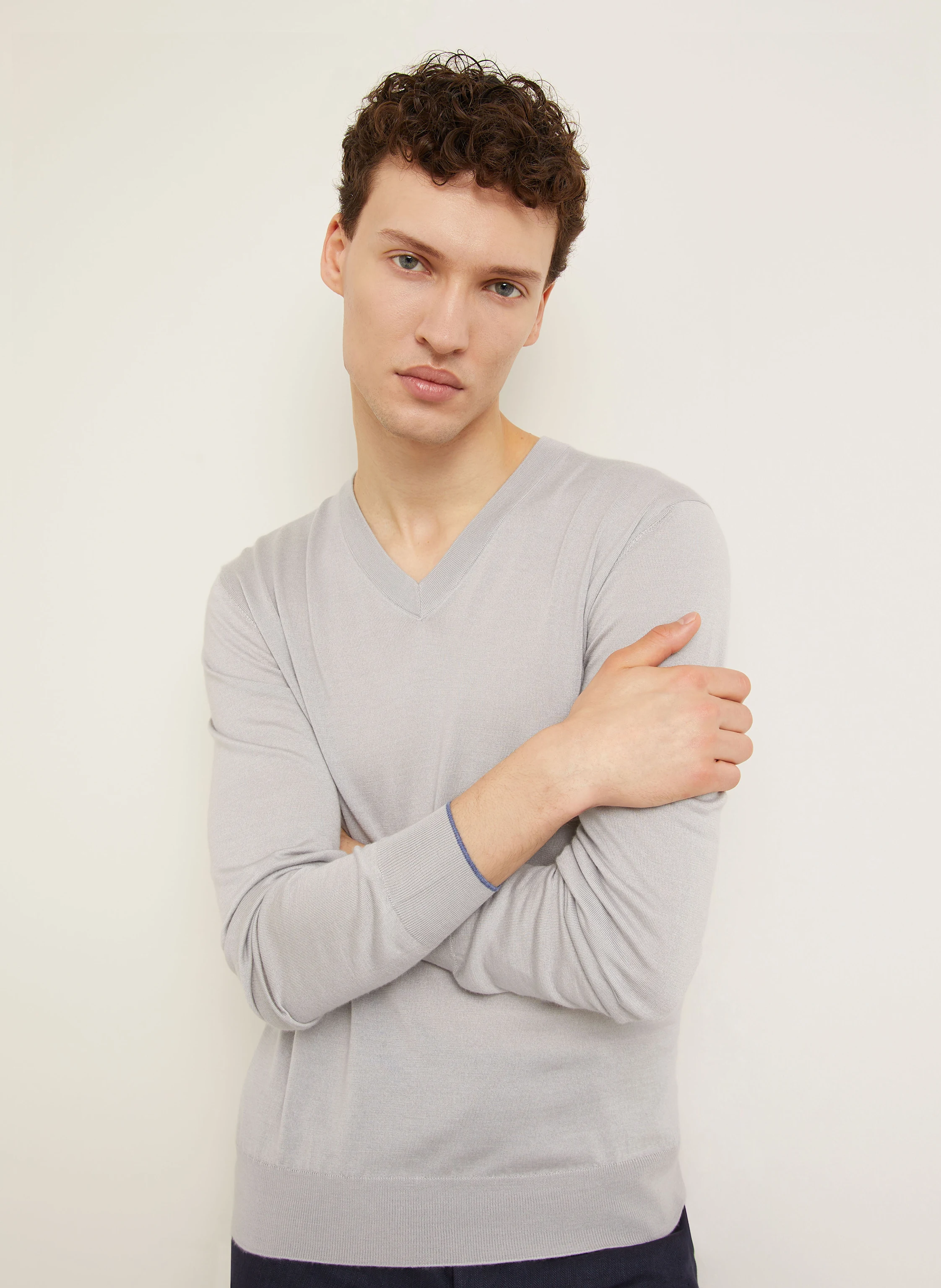 FIORONI Cashmere-Pullover mit Seide