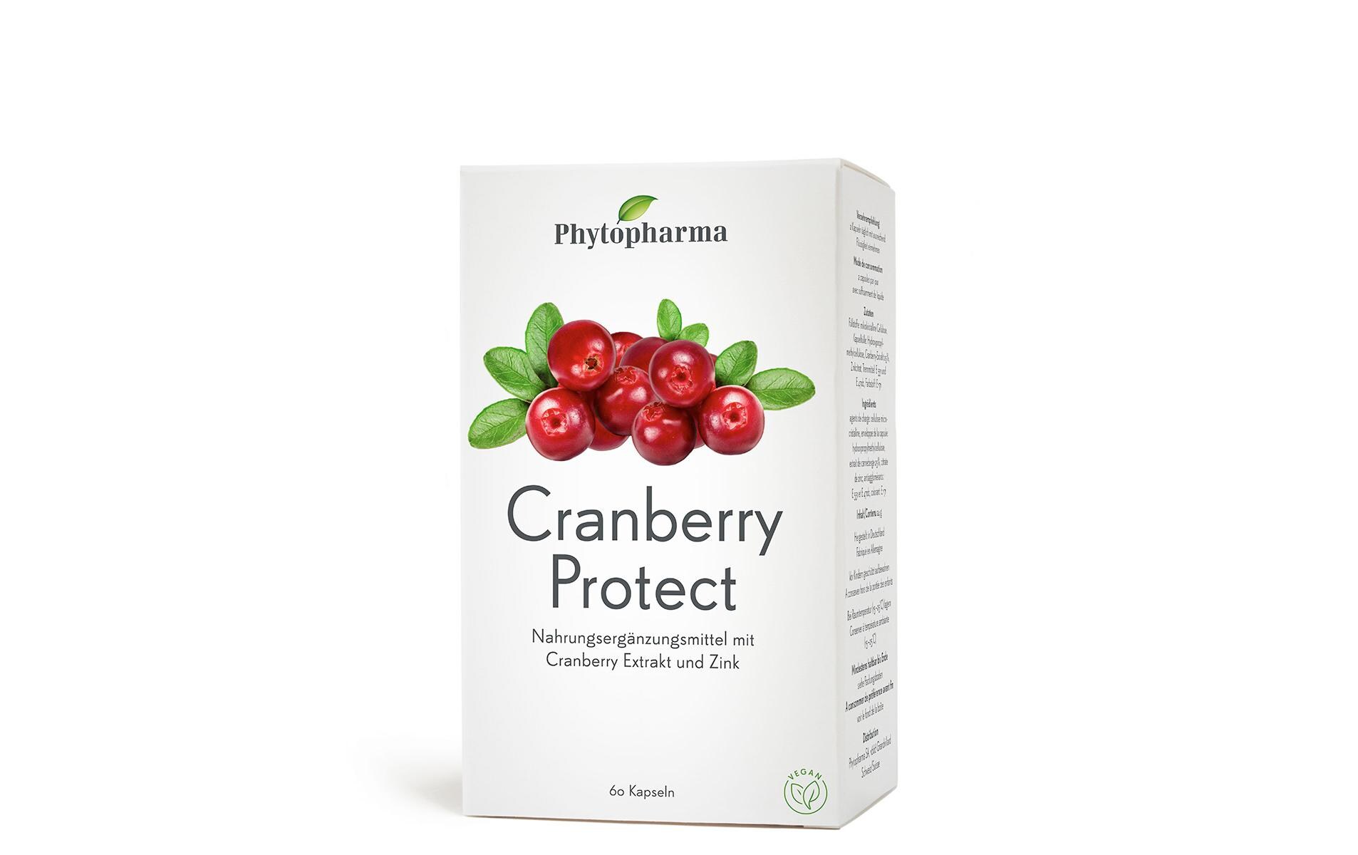 Cranberry Protect 60 KapselnVegane Kapseln mit Preiselbeer
