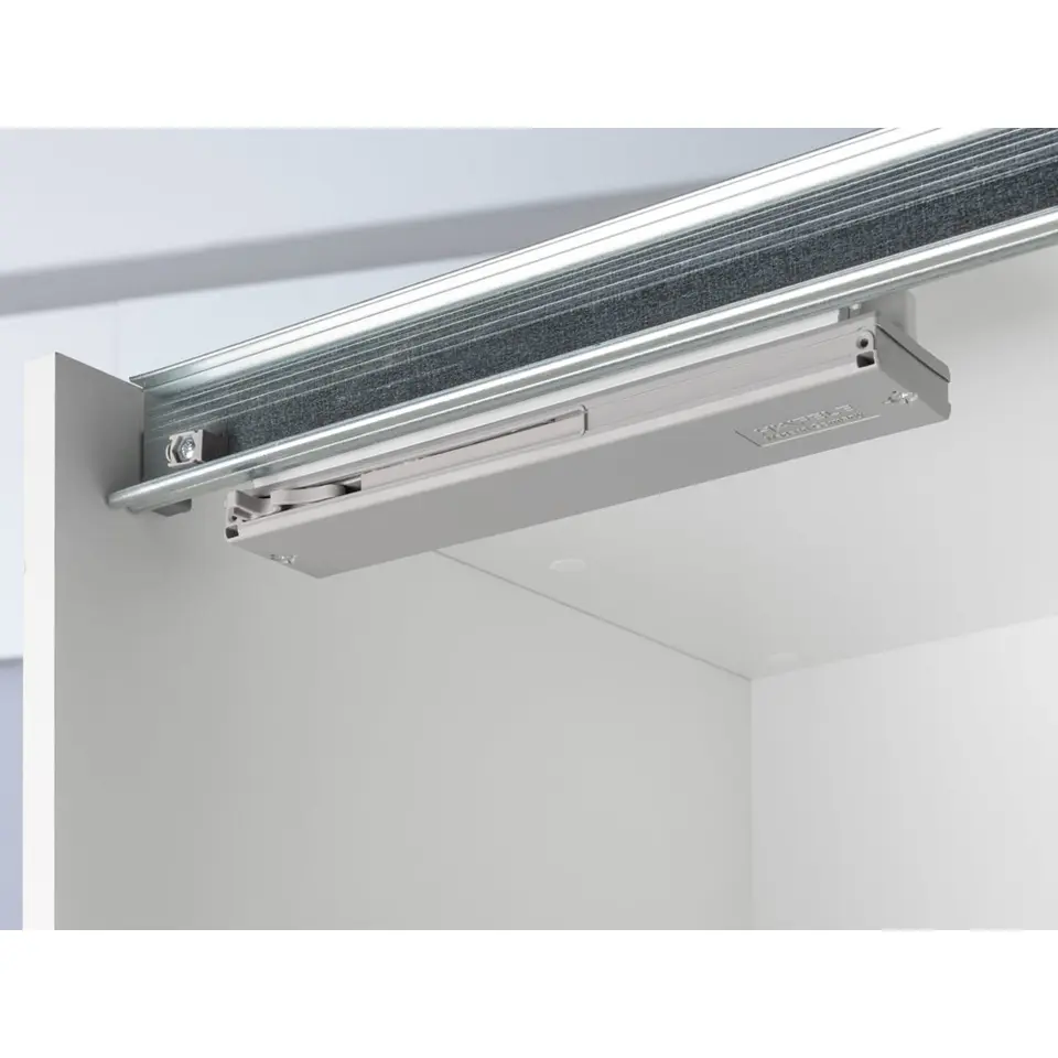Schuifdeurkast Genua - wit/antraciet - 204x150x60 cm