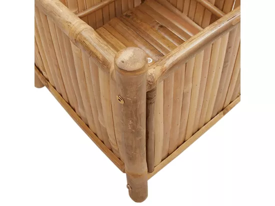 Jardinière bac lit surélevé bambou marron 40 x 40 x 40 cm 02_0037549