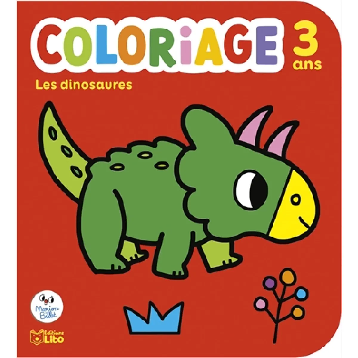 Les dinosaures, 3 ans : coloriage