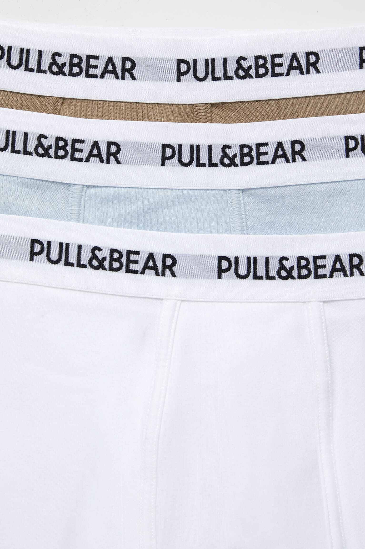 Conjunto de 3 cuecas boxer com cós com logotipo contrastante - Variedades