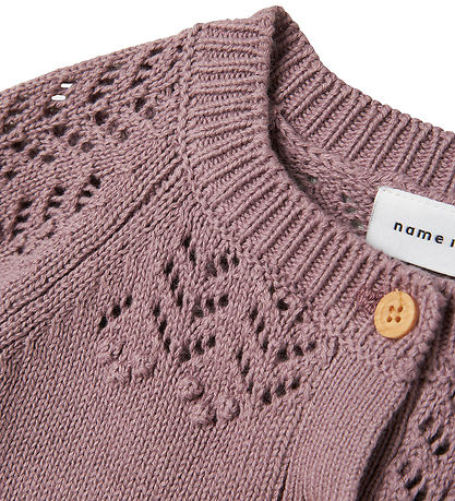 Name It Cardigan - Strick - NbfBimolly - Elderberry