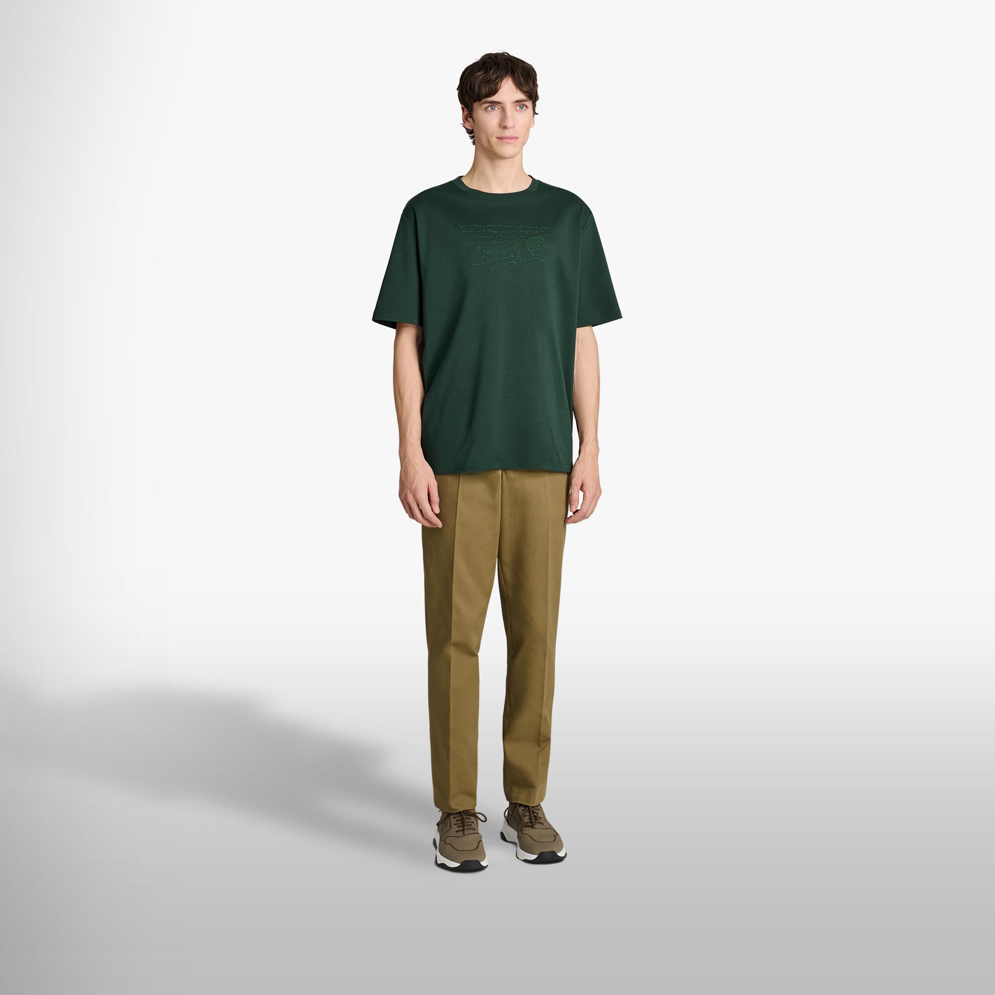 T-Shirt Avec Broderie Scritto
