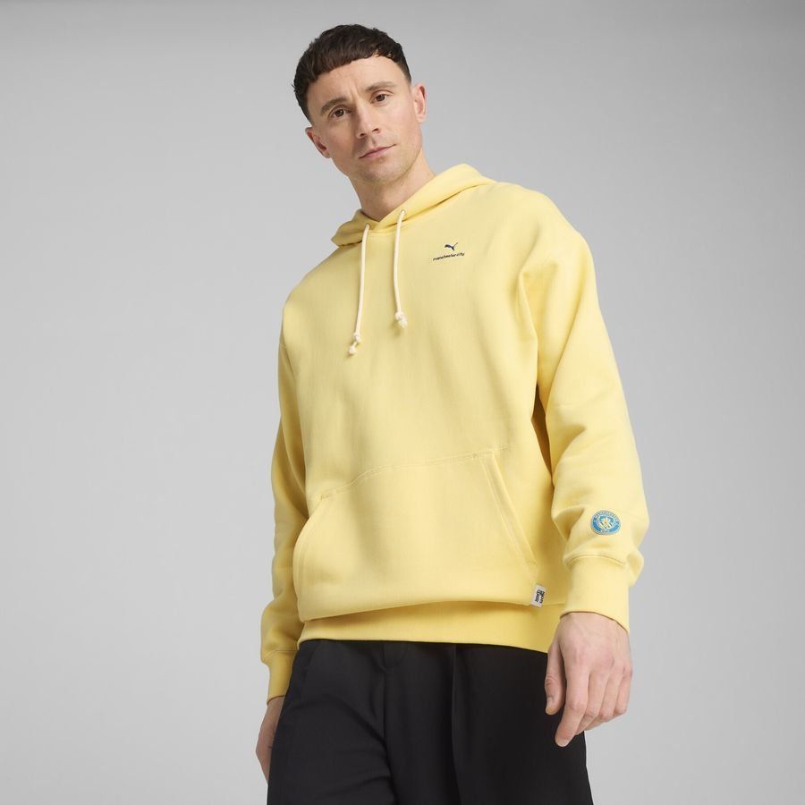 Manchester City Sweat à Capuche MMQ - Pale Lemon/Tropical Blue
