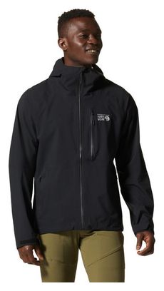 Veste Imperméable Mountain Hardwear New Stretch Ozonic Noir Homme