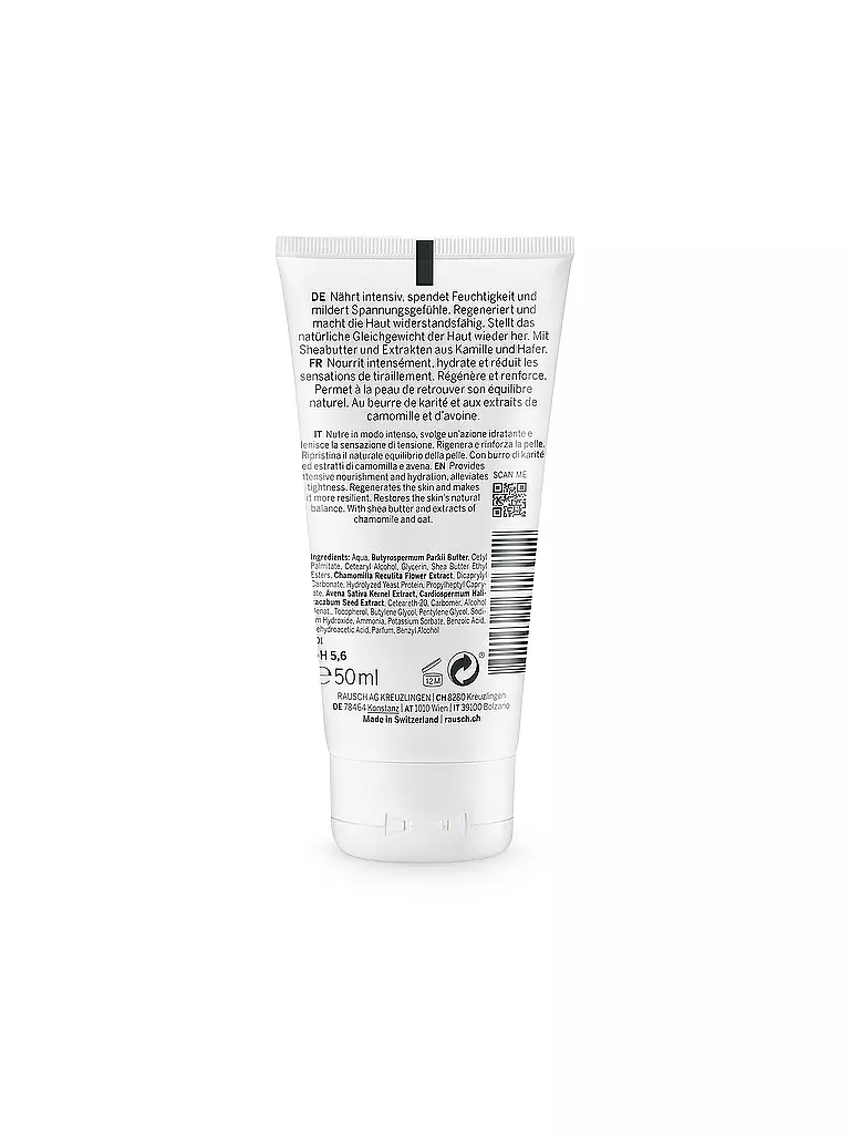 RAUSCH Sensitive Hand Cream mit Kamille 50ml keine Farbe