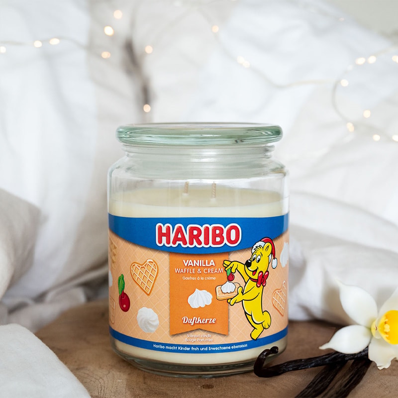 Bougie parfumée - Crème de Gaufre - Crème au beurre & amande - 510 g