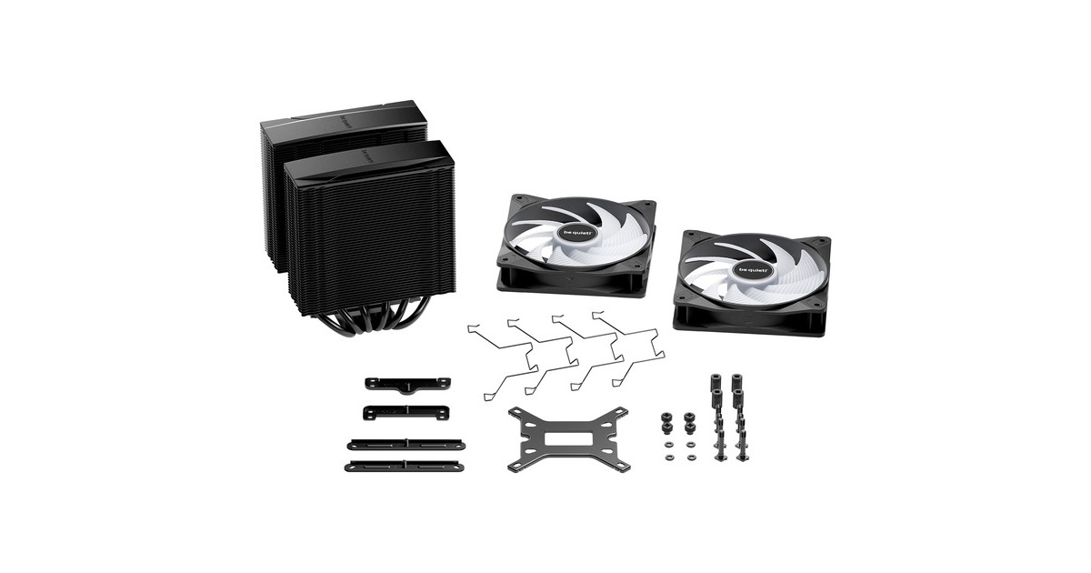 be quiet!Pure Rock Pro 3 LX Black RGB CPU-koeler  (Zwart)