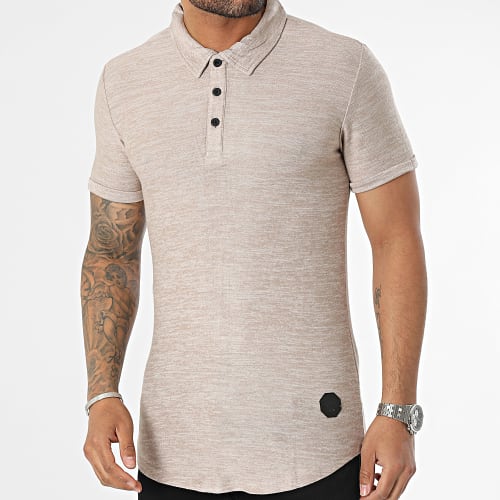 Polo Manches Courtes 88161128 Beige Chiné