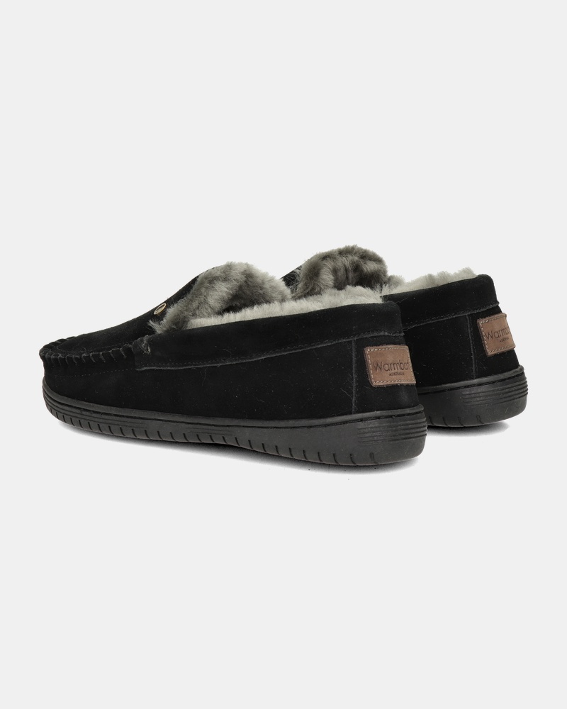 Warmbat Australia Grizzly Pantoffels  - zwart