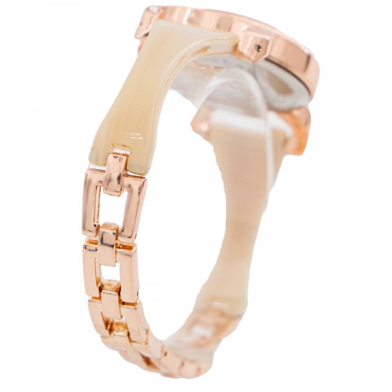 Coffret montre Femme GIORGIO bracelet Acier Rose Métal