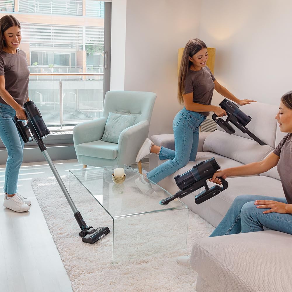 Cecotec Aspirateur Vertical Conga Rockstar 1500 Ray Pure. 215 W, 12 kPa, Batterie Immortal 25,2 V, Autonomie 45 Minutes, 3 en 1, Brosse Mixte, 2 programmes, Cyclone Parallèle, Réservoir 500 ML : Cuisine et Maison
