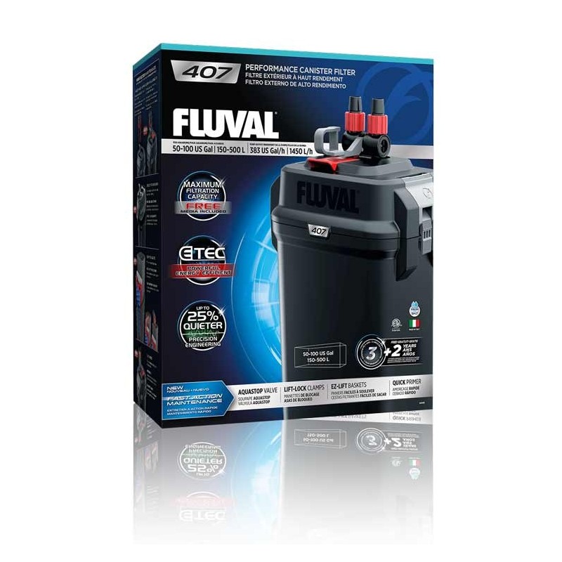 Kit de manutenção de entrada/saída para filtros externos Fluval modelos 107-207