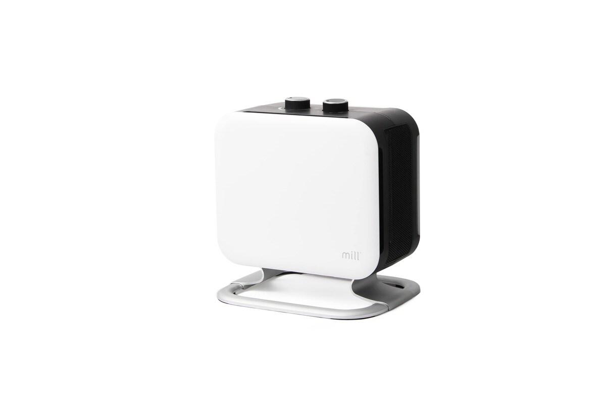 Mill Compact Fan Heater Alu foot 1800W - White