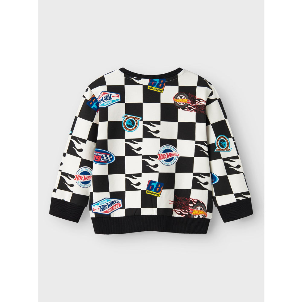 Køb Name It Black Drewy Hot Wheels Regular Sweatshirt