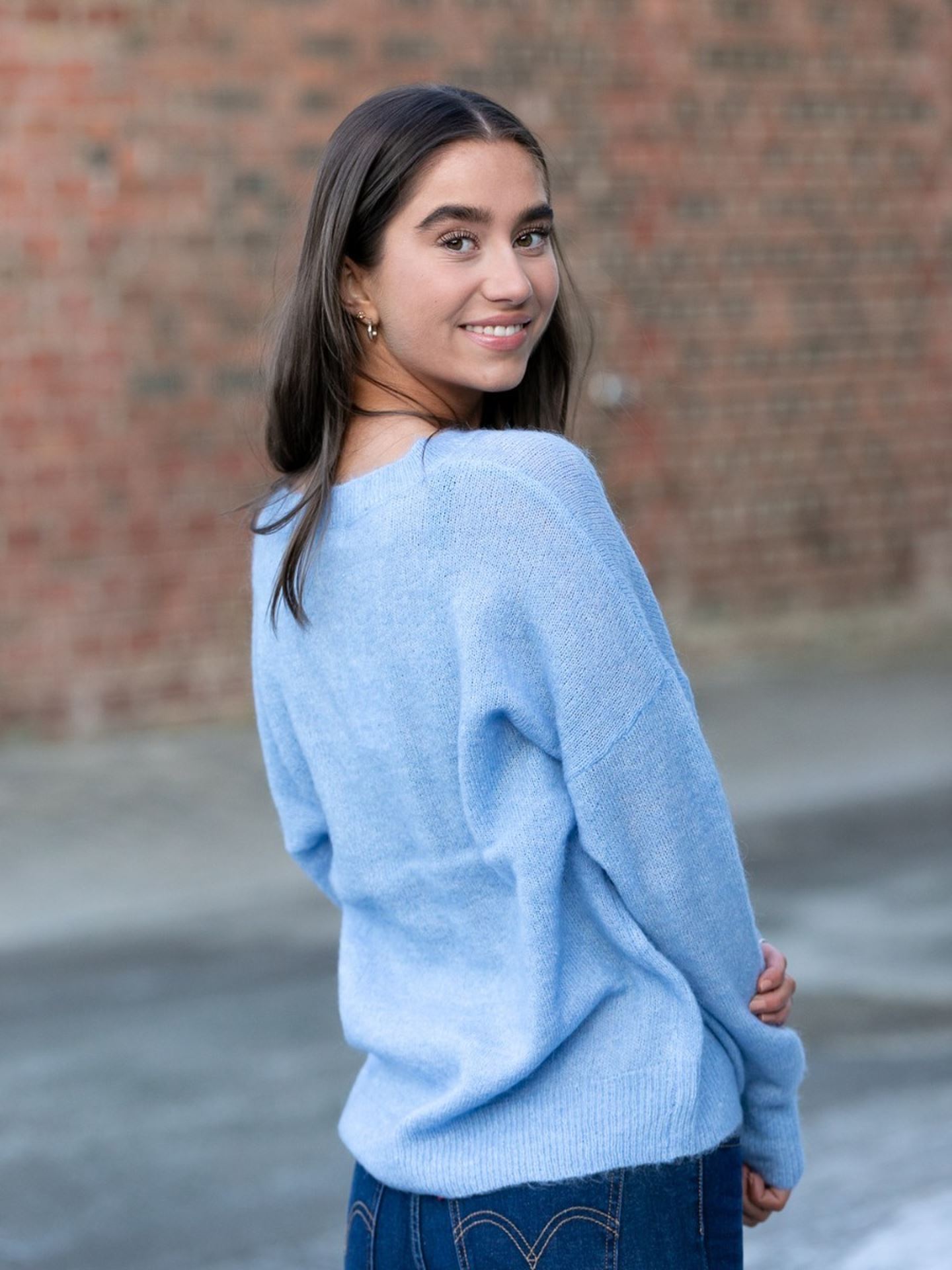 Femme Mohair O-Neck Pullover