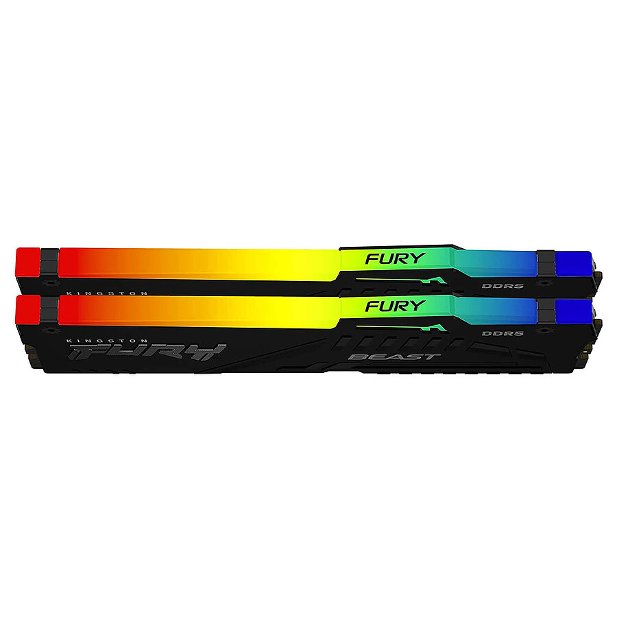 Kingston Fury Beast RGB - 2 x 8 Go (16 Go) - DDR5 6000 MHz - CL30