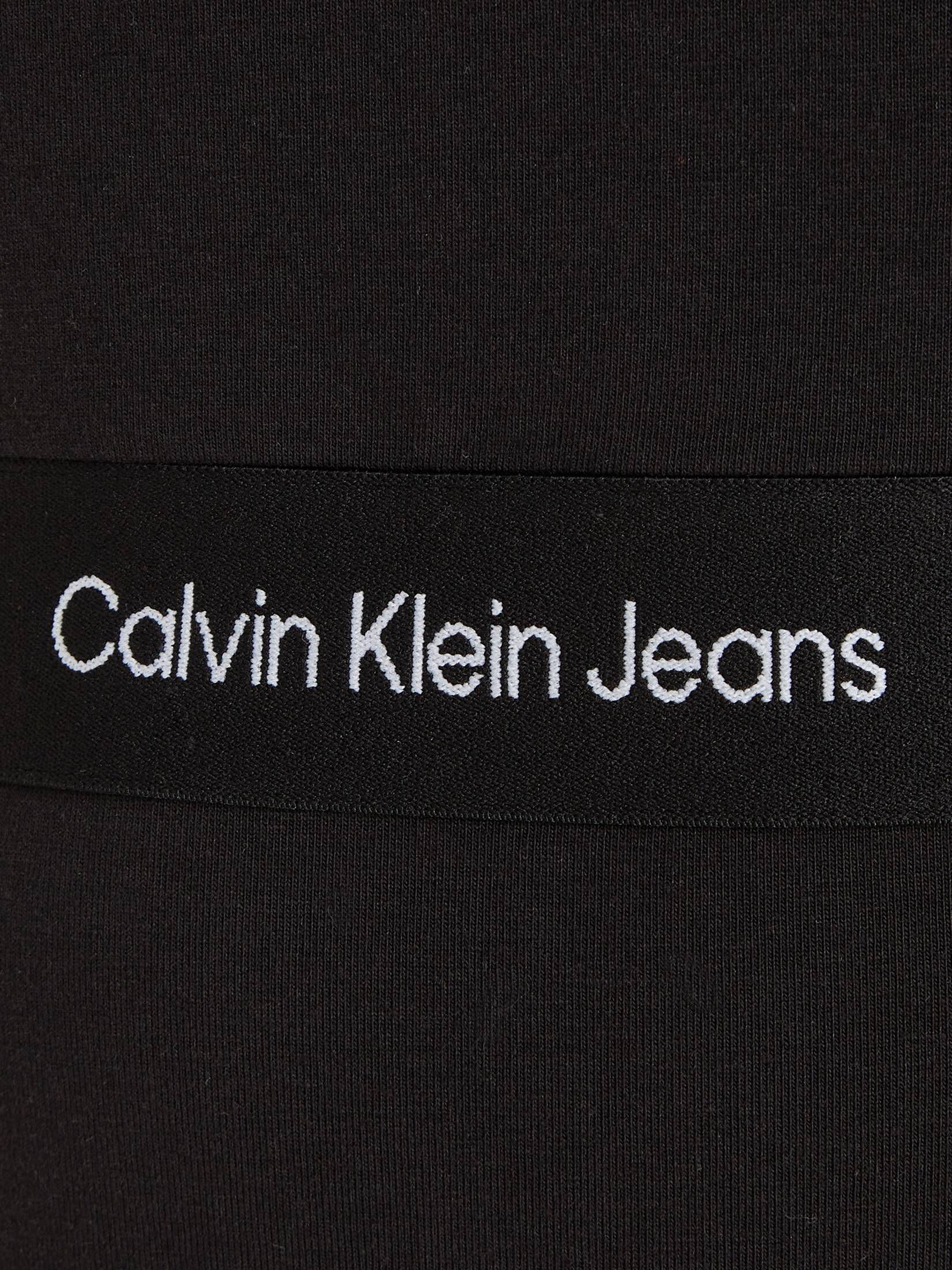 CALVIN KLEIN JEANS| Damen Trägerkleid LOGO ELASTIC STRAPPY DRESS