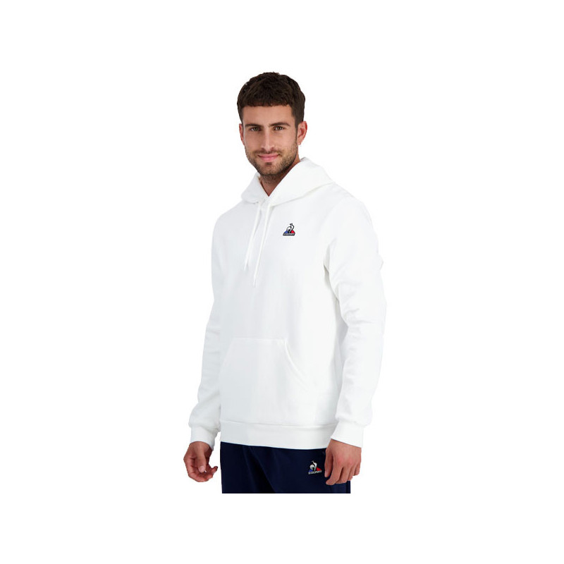 Sweat capuche N1 blanc Saison Le Coq