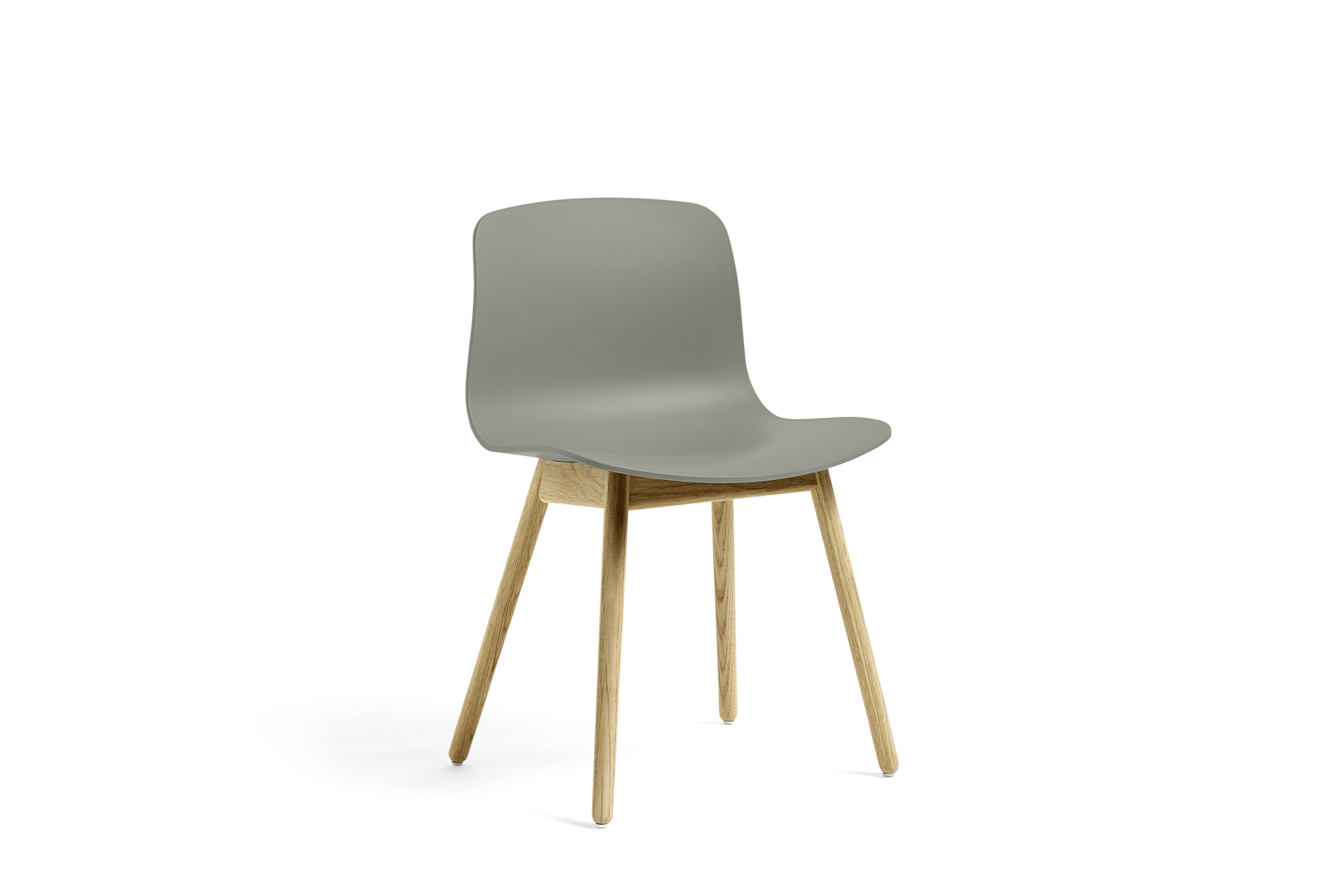 HAY stoel AAC 12 - eiken gelakt frame AAC12 | Matt Lacquer Dusty Green