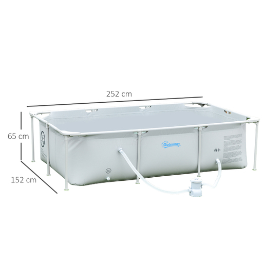 Piscina removível Outsunny