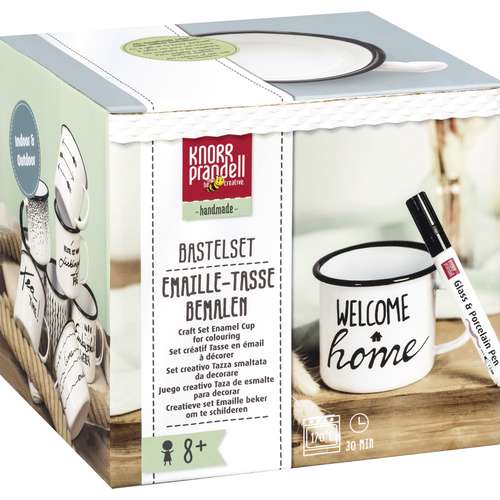 Emailletasse, Bastelset