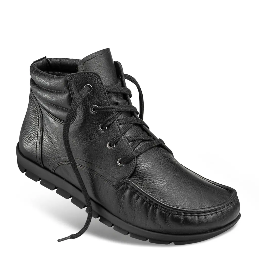HERREN - Winter-Mokassin LEWIN schwarz