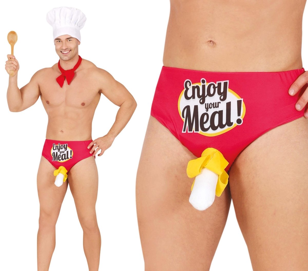 Grappige Onderbroek Enjoy Your Meal!