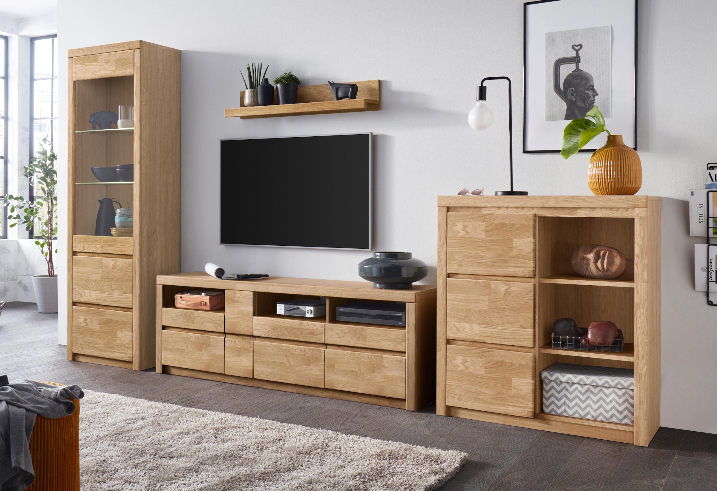 Home affaire Highboard »Silkeborg« Breite 90 cm