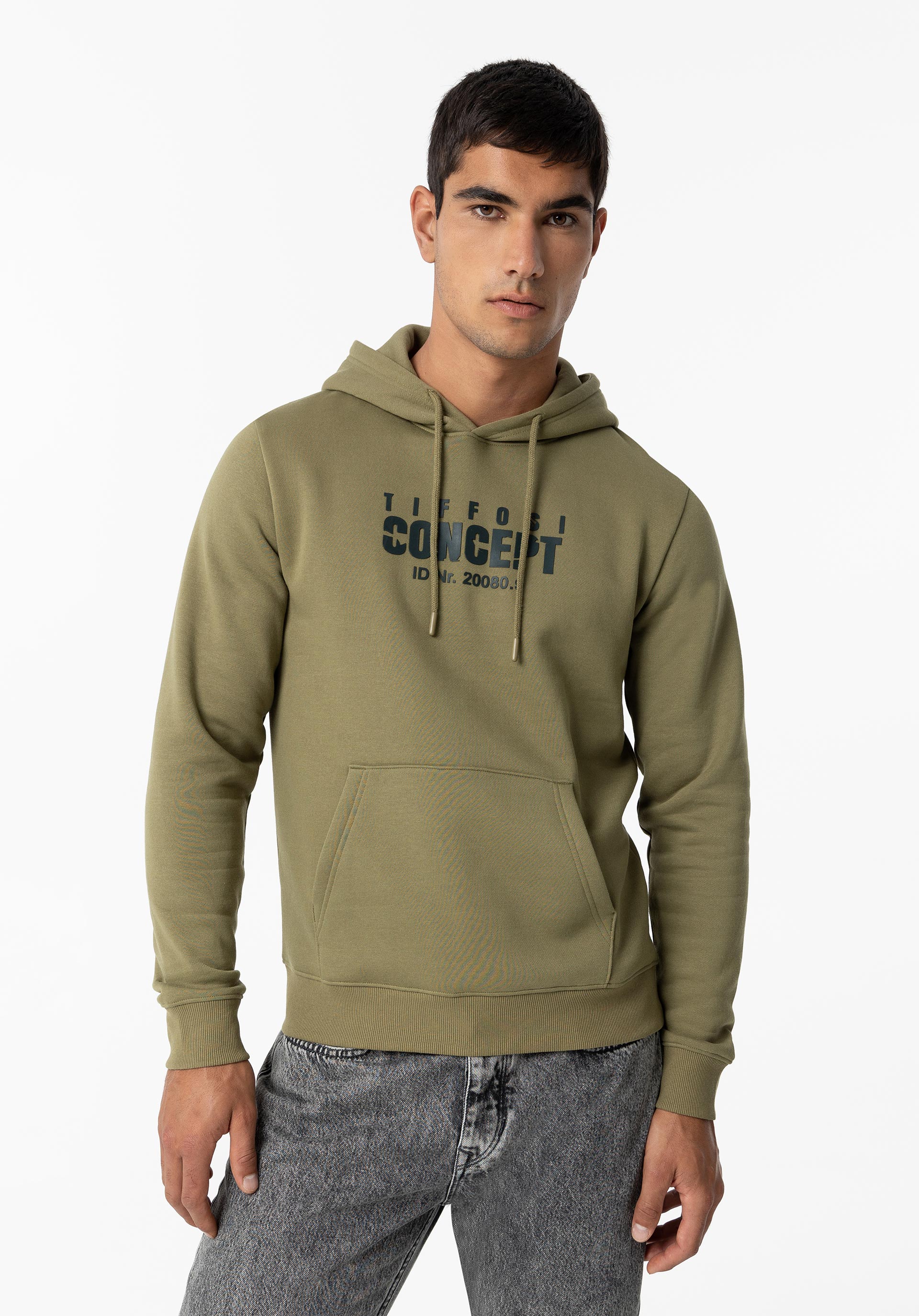 Hoodie Estampado com Relevo