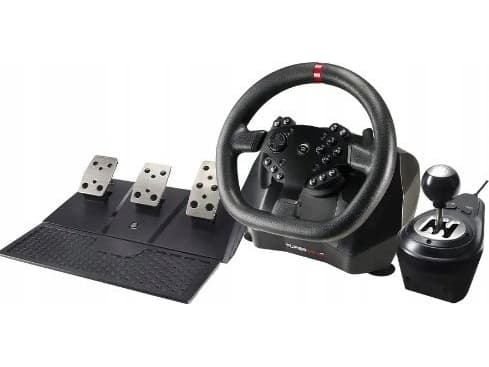 Subsonic SA5659, Ratt + pedaler, PlayStation 4, Xbox One, Xbox One S, Xbox One X, Xbox Series S, Xbox Series X, D-pute, Alternativer-knapp, Del-knapp