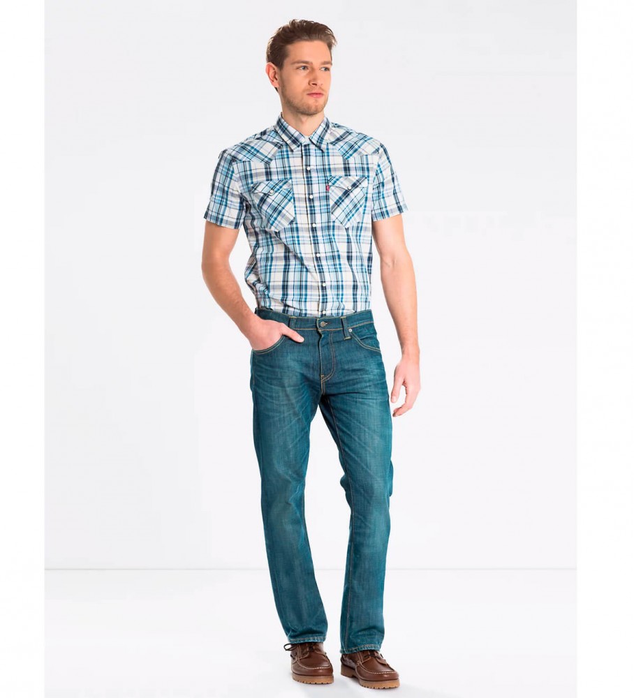 Calça Levi's 527 Slim Boot Azul