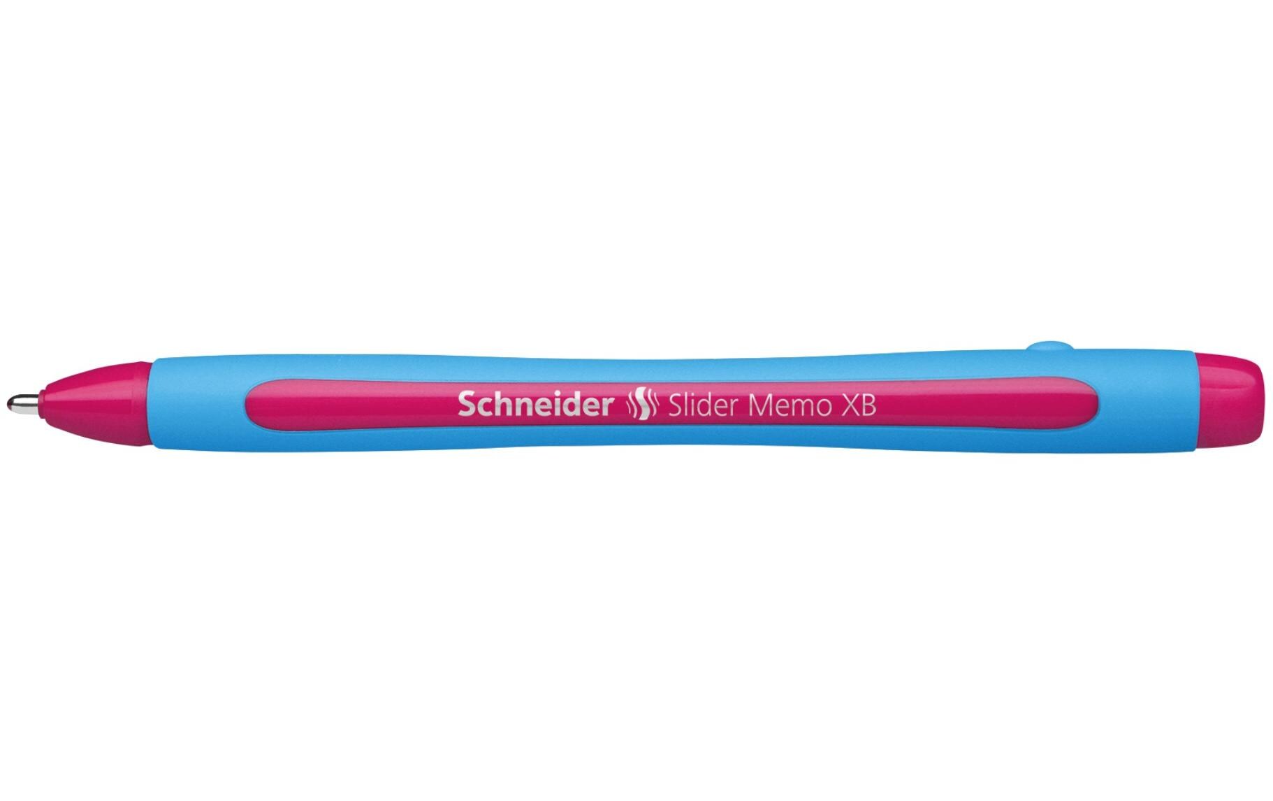Kugelschreiber Slider Memo Blau/Rosa, 1 StückKugelschreiber mit Kappe